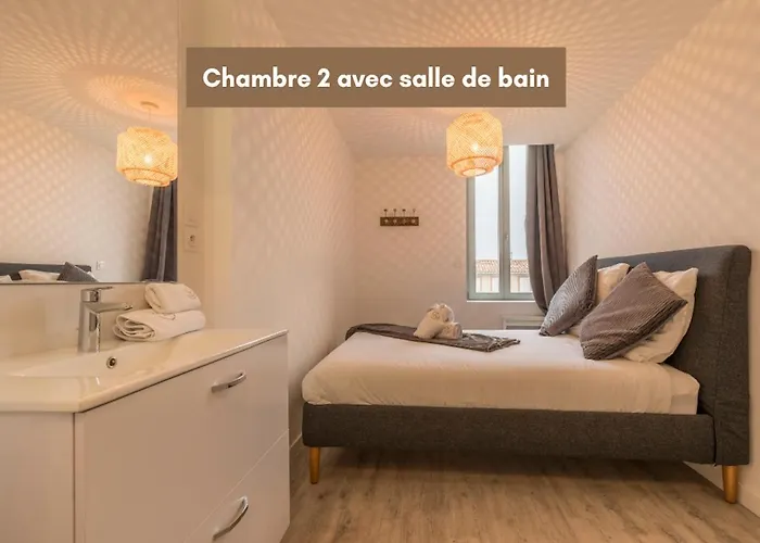 Διαμέρισμα Atypique - 2 Avec Salles De Bains, Cuisine Equipee, Parking Gratuit Castelsarrasin